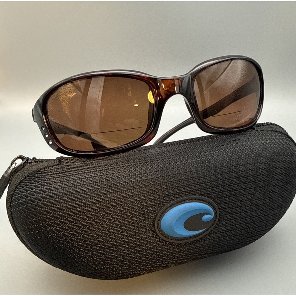 Costa Del Mar Brine Readers +2.50 Tortoise 580P Polarized Gradient Lens & Case